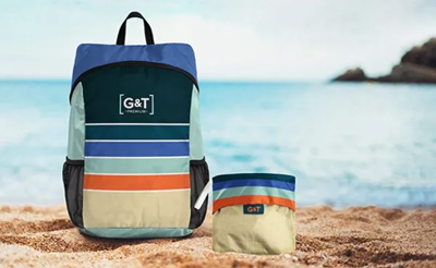 Full-Color Backpack on the Beach