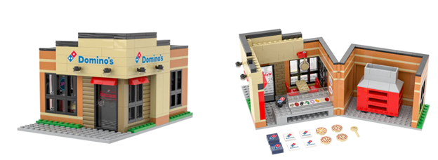 Domino's Pizza Lego Set