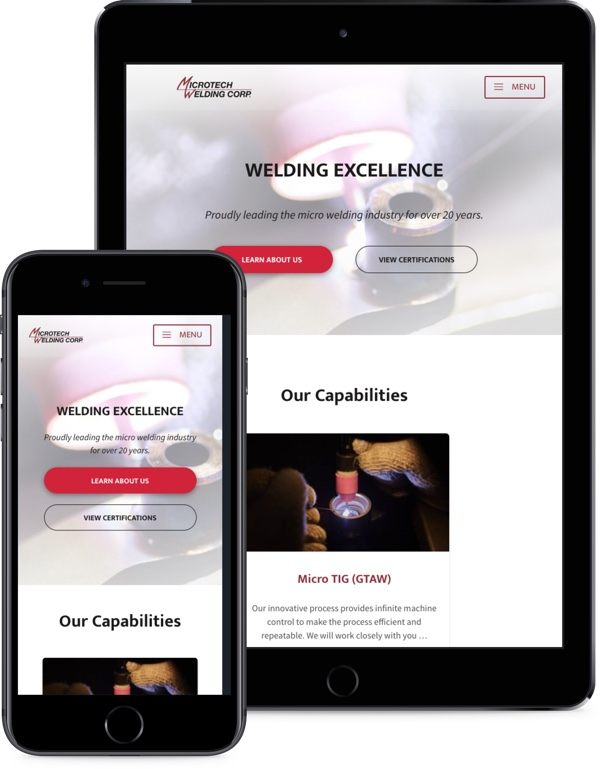 Microtech - Responsive Mobile Device Compatibility