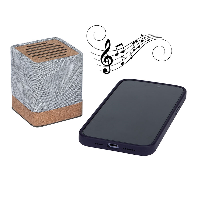 Grayson 5W RPET & Cork Wireless Speaker