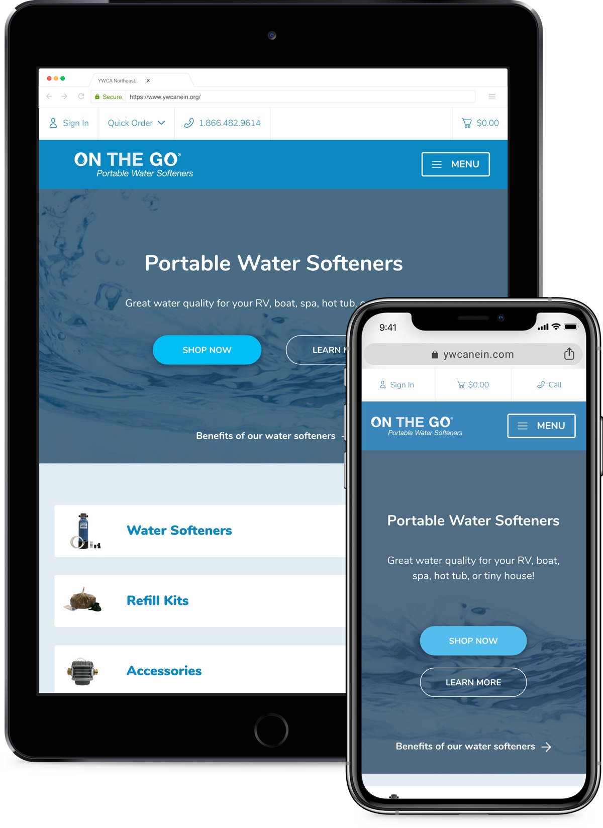 Portable Water Softeners - Responsive Portable Water Softeners - Responsive