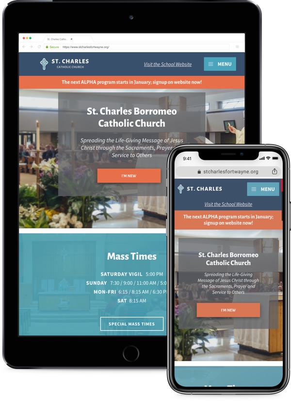 St. Charles Catholic Church - Responsive