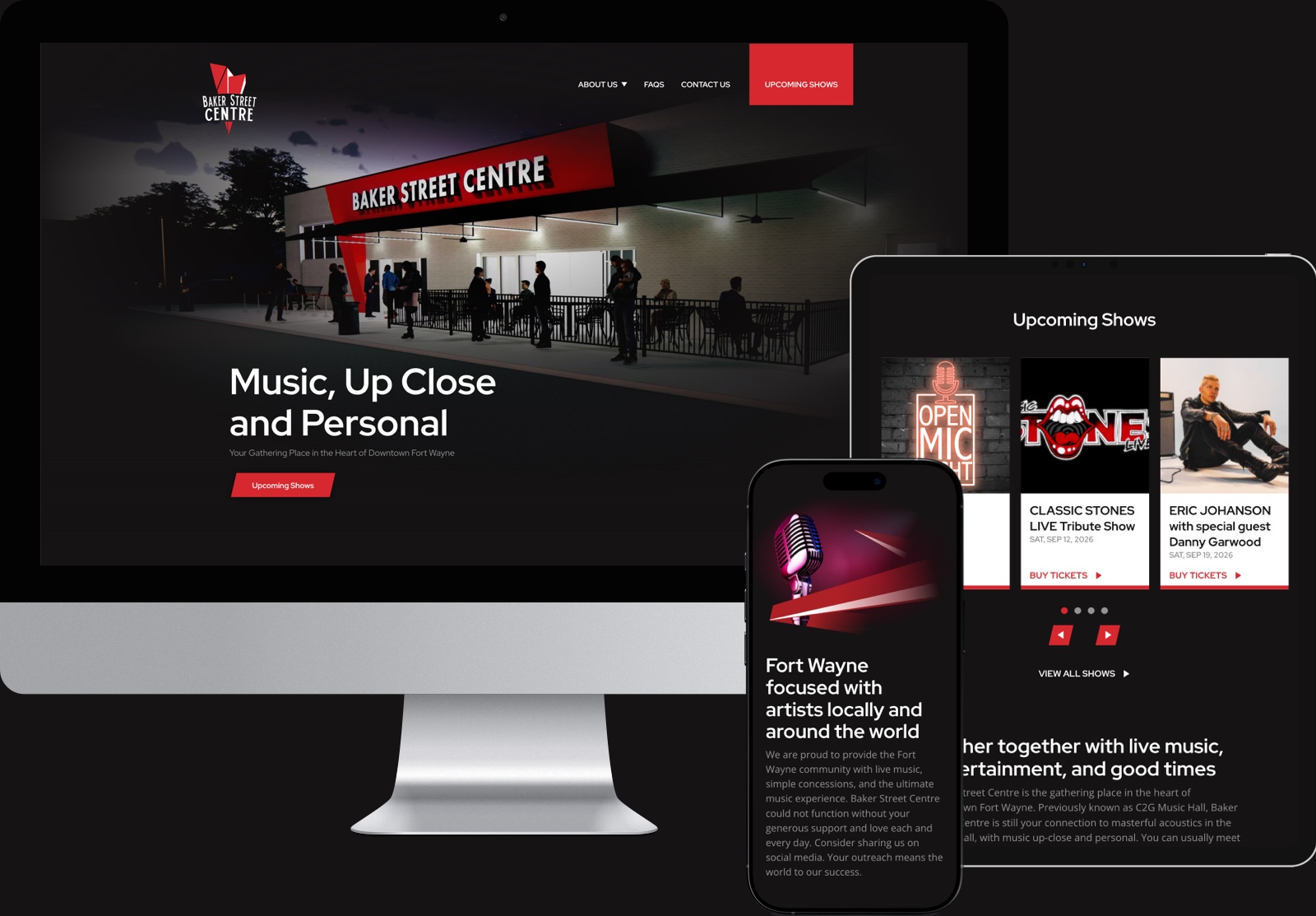 Baker Street Centre - Website Design