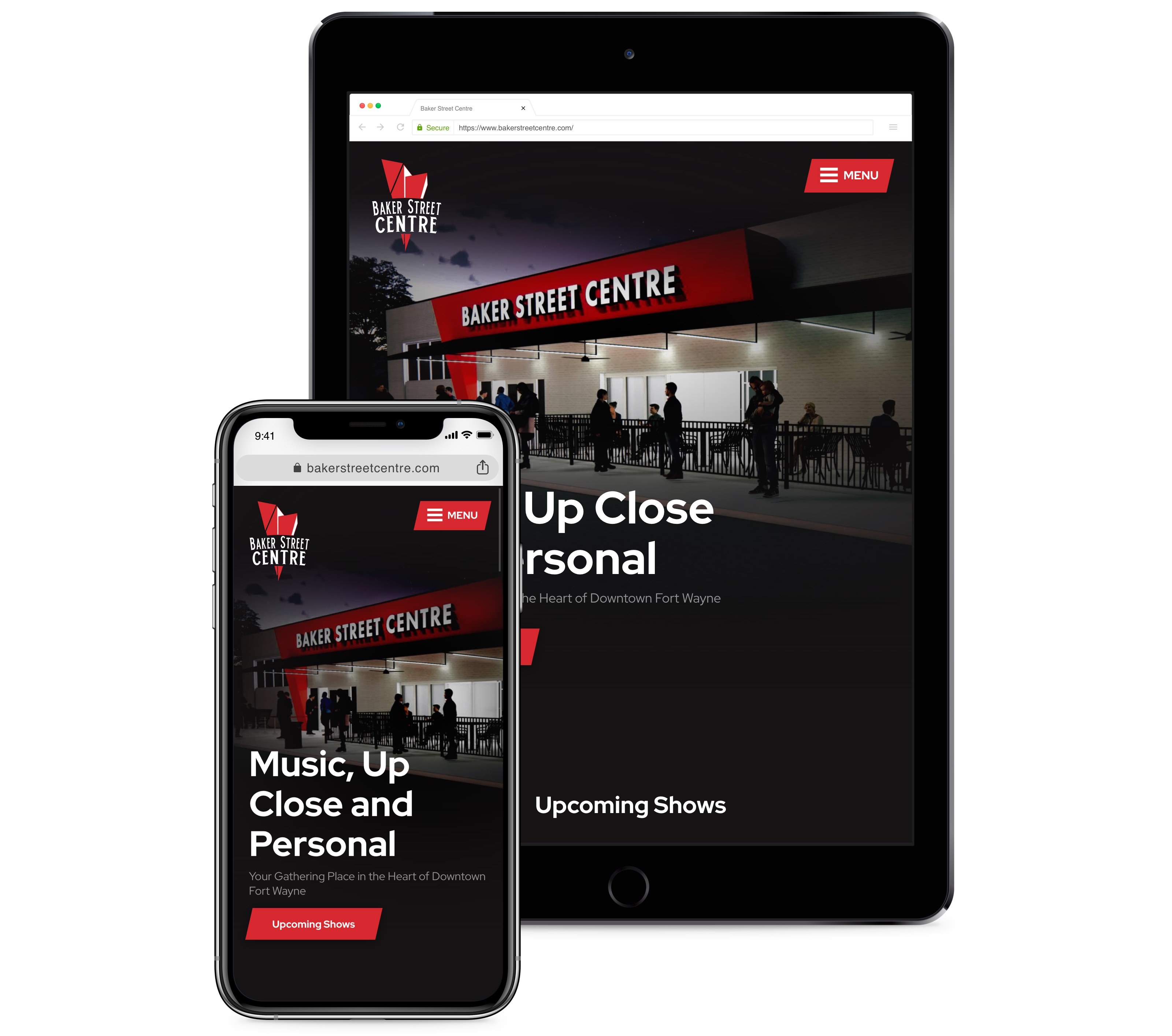 Baker Street Centre - Responsive Mobile Device Compatibility