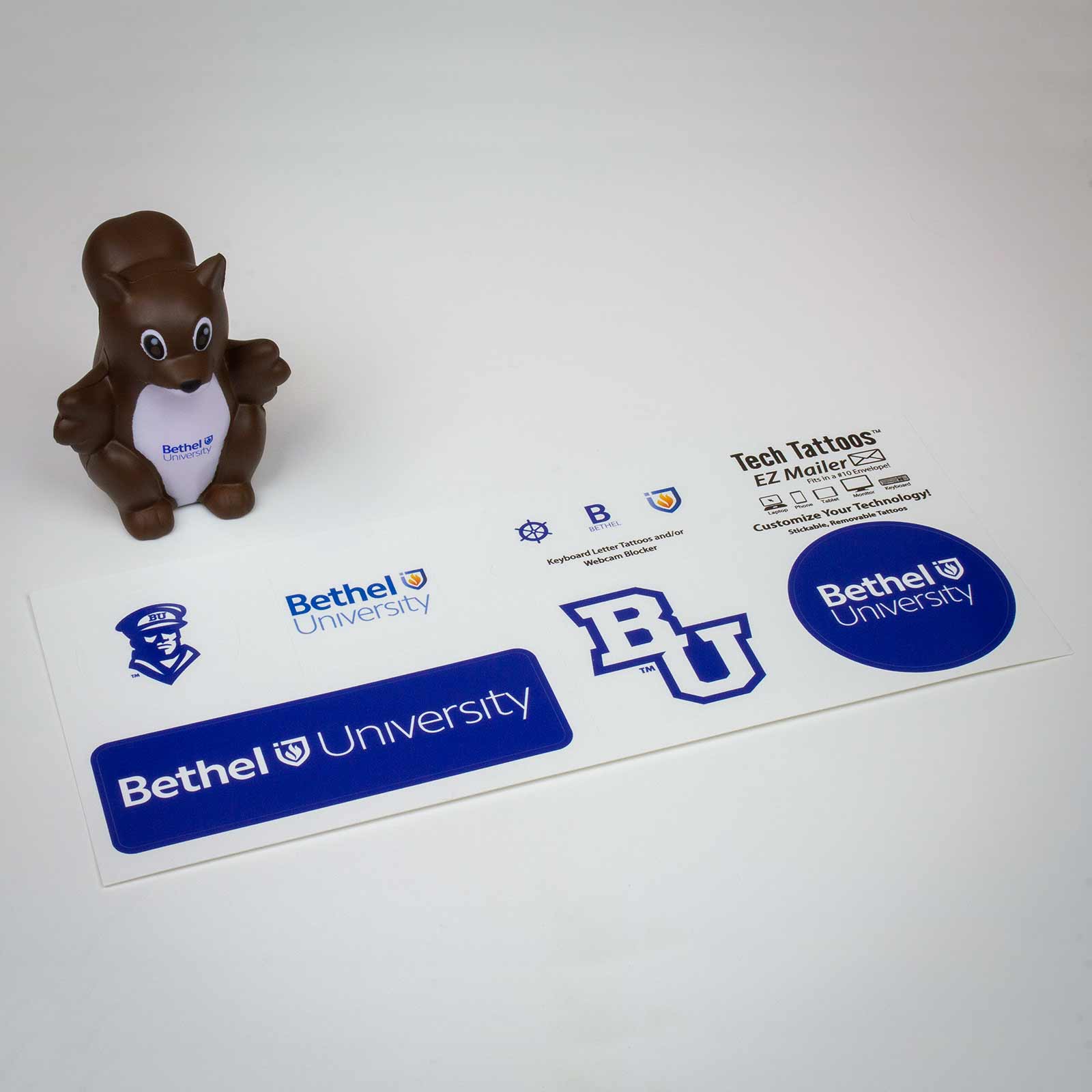 Sticker Sheet & Foam Squirrel