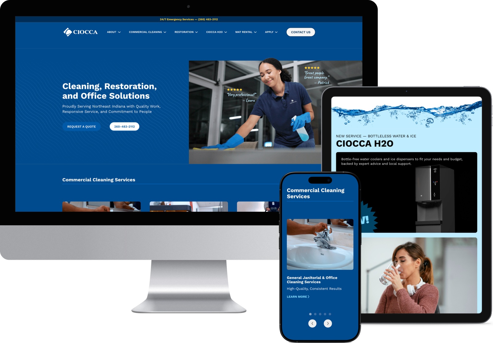 Ciocca - Website Design