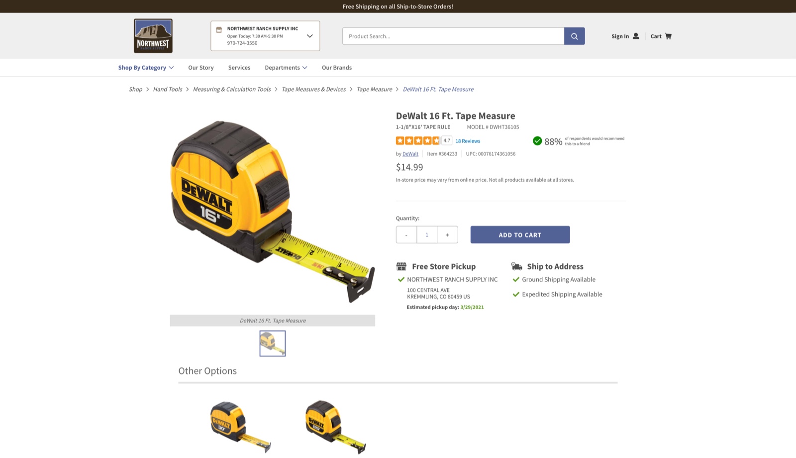 Northwest Ranch Supply - Product Detail Page Northwest Ranch Supply - Product Detail Page