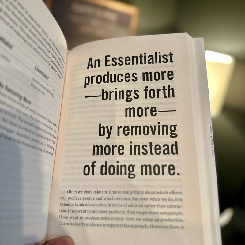 page from Essentialism