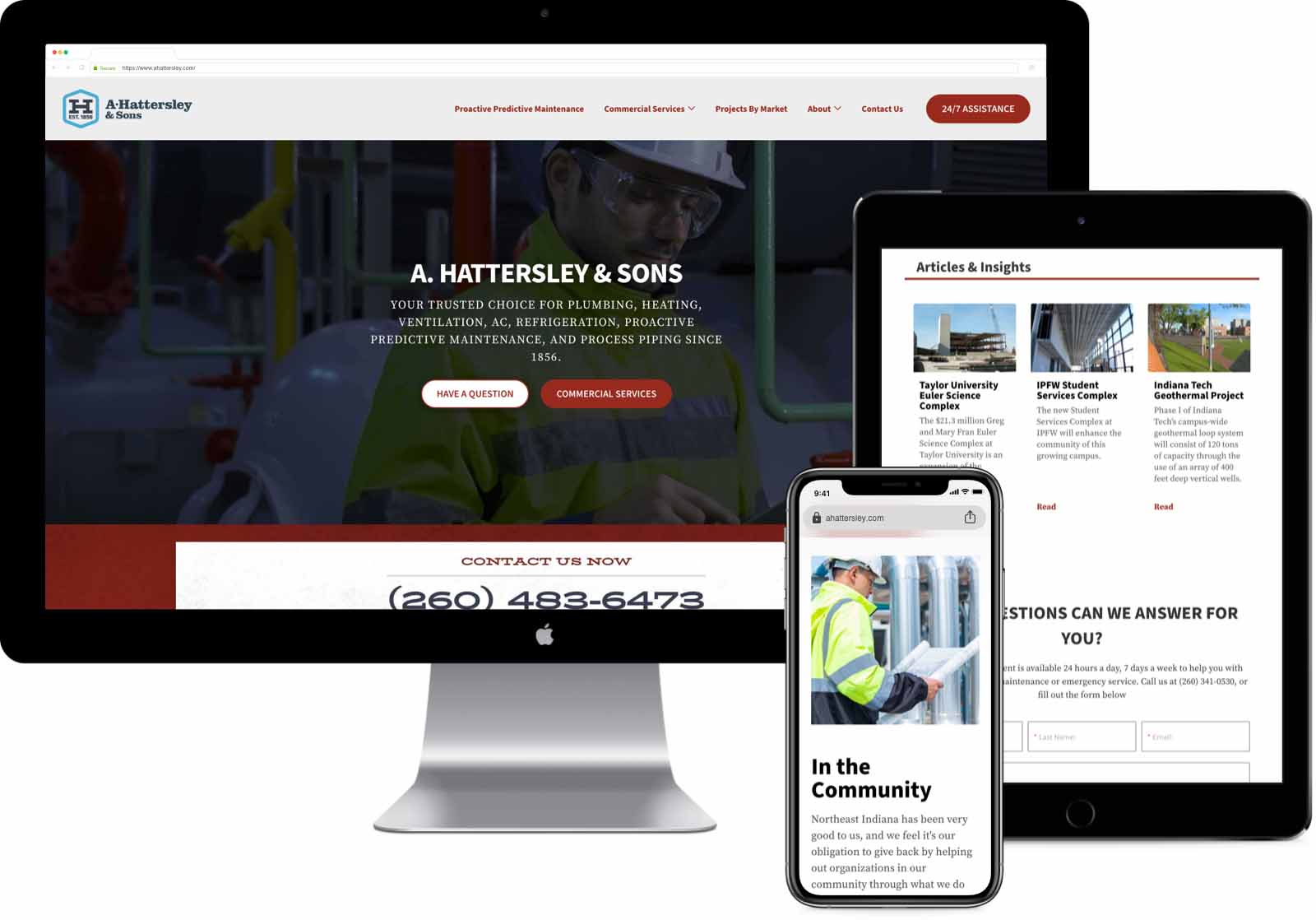 A. Hattersley & Sons - New Website