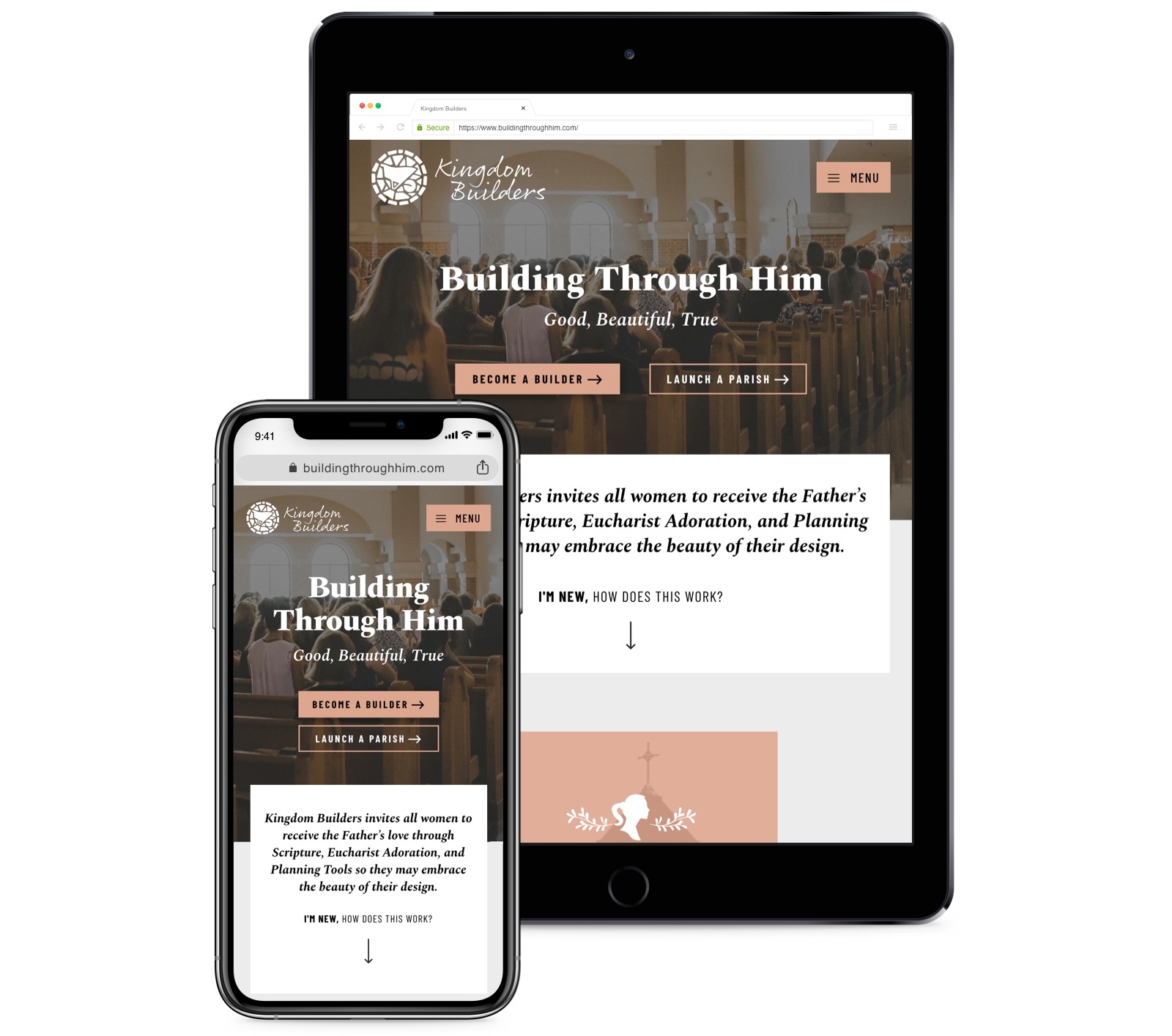Kingdom Builders - Responsive Mobile Device Compatibility