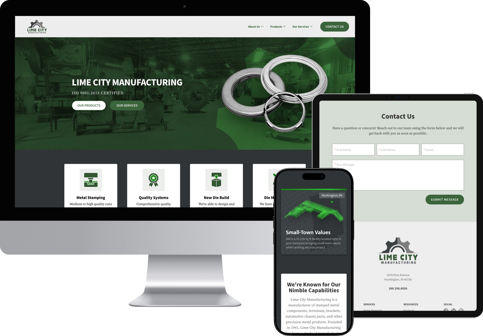 Lime City Manufacturing - Website Lime City Manufacturing - Website