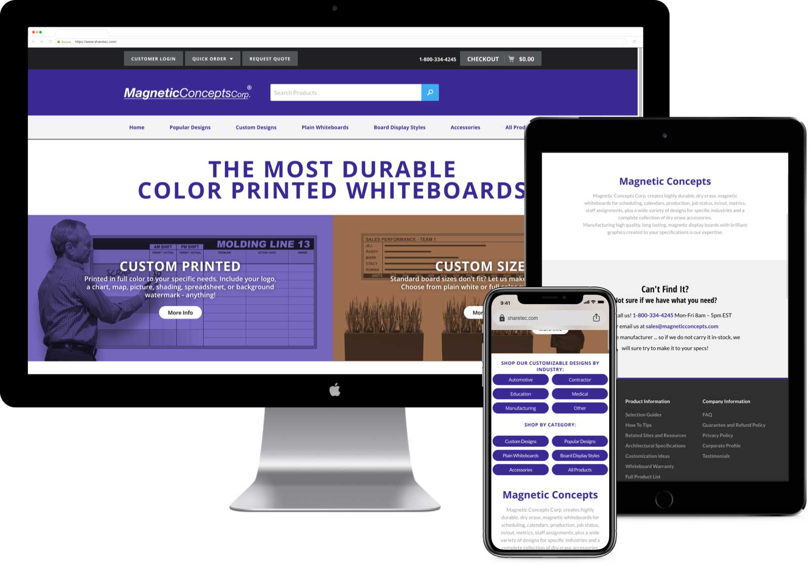 Magnetic Concepts - Website Design and Development