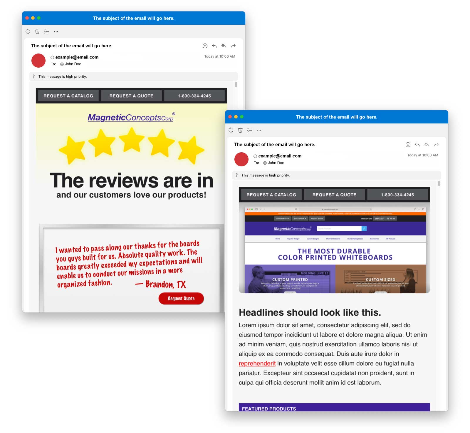 Magnetic Concepts - HTML Emails