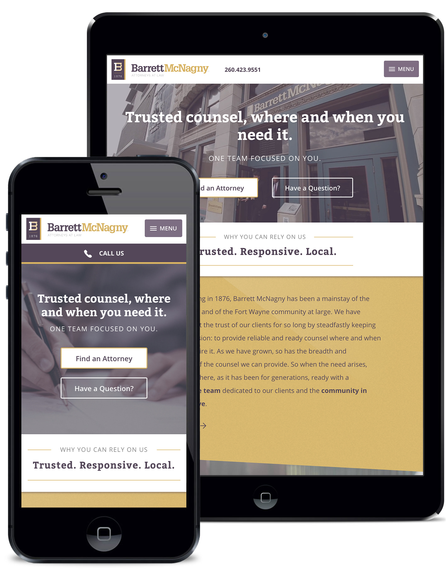 Responsive Tablet and Mobile Device Compatibility