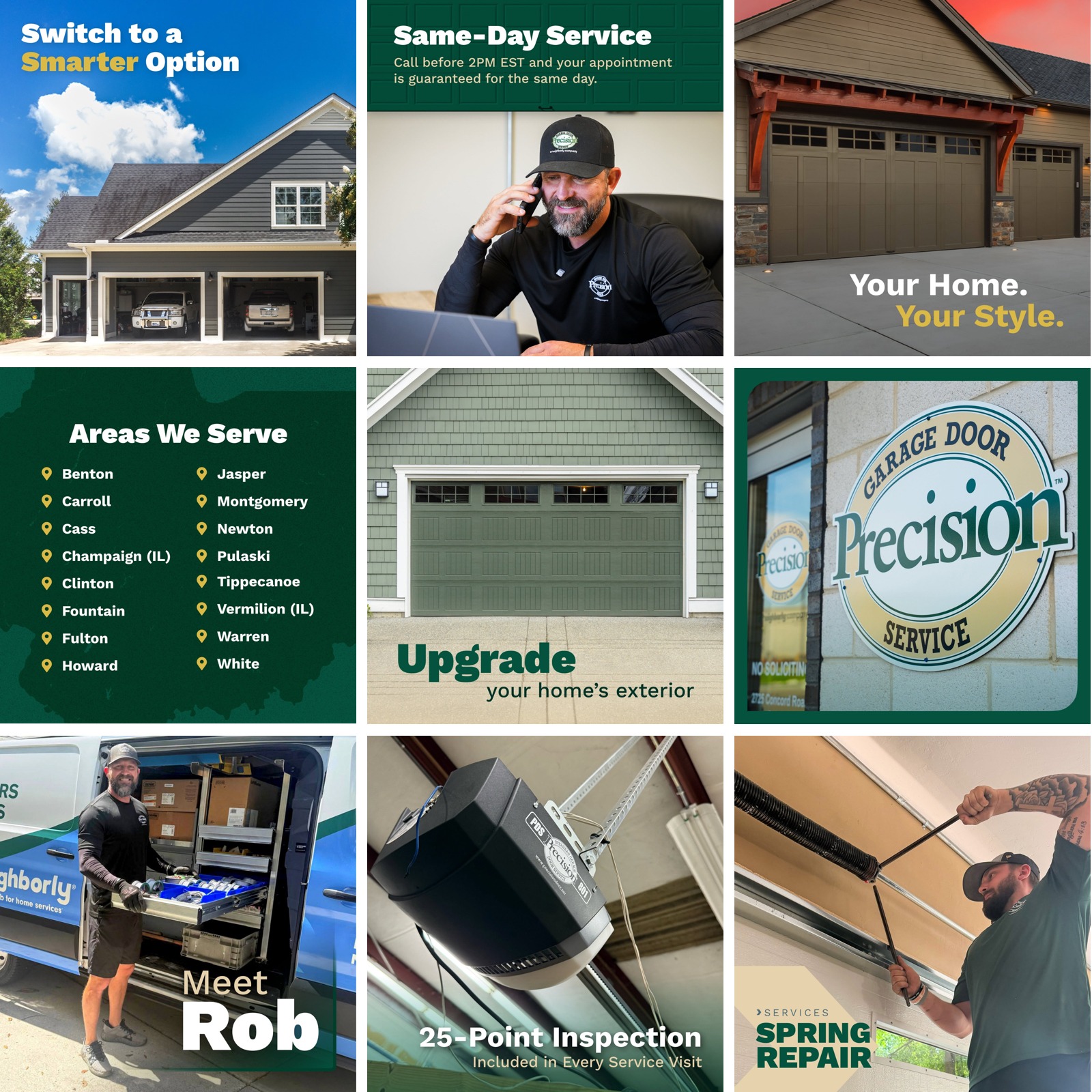 Precision Garage Door Service of Lafayette - Social Graphics