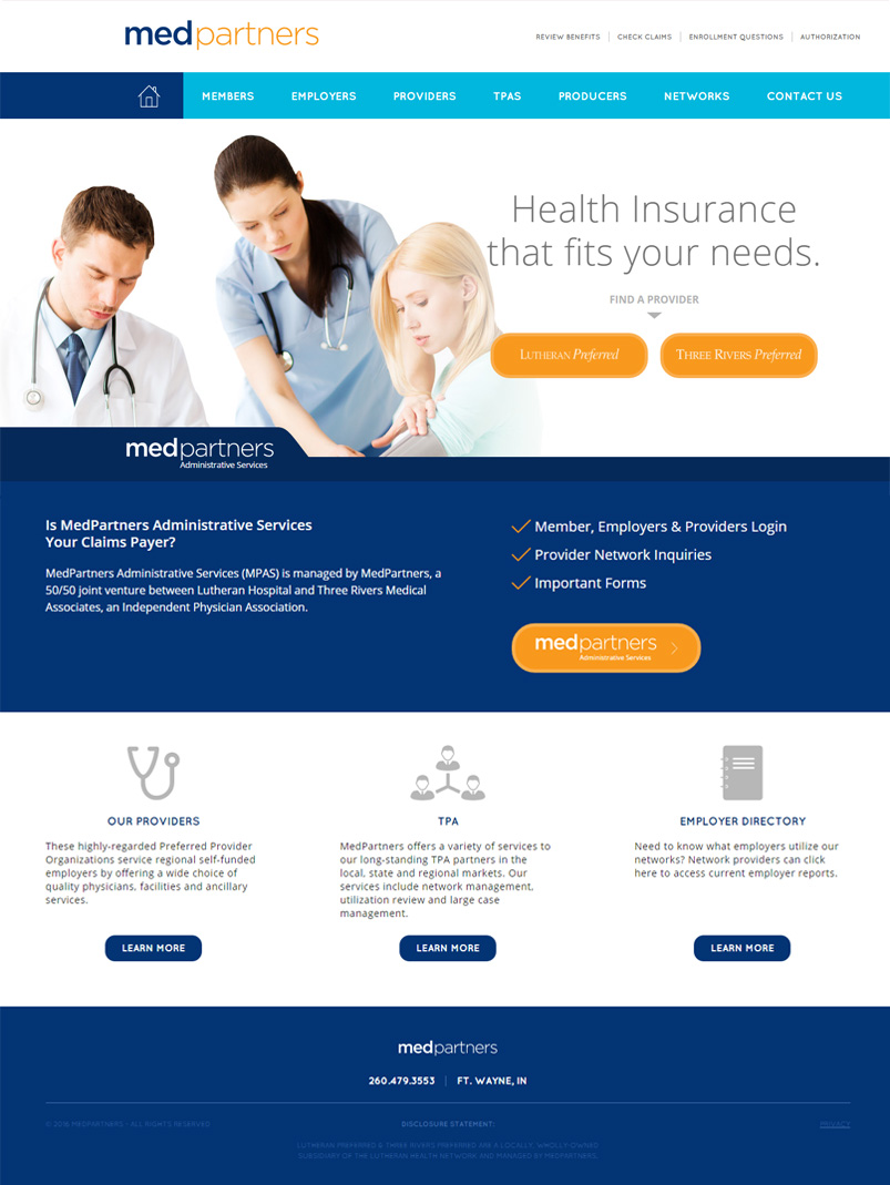 MedPartners Responsive Website Design and Development MedPartners Responsive Website Design and Development