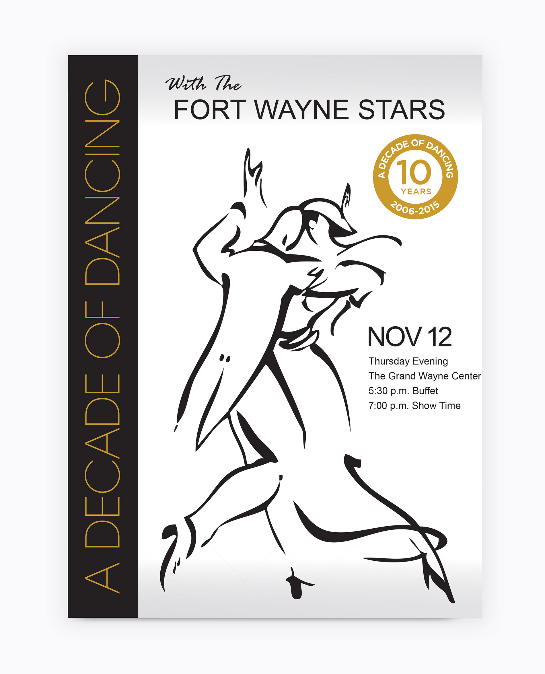  Carriage House - Fort Wayne Stars Print Design