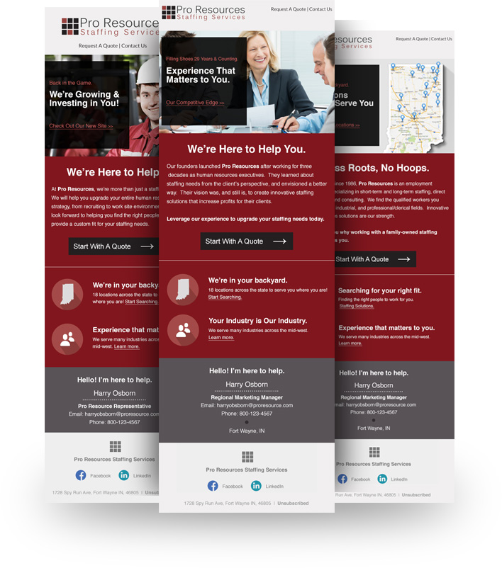 Pro Resources - Responsive Email Designs