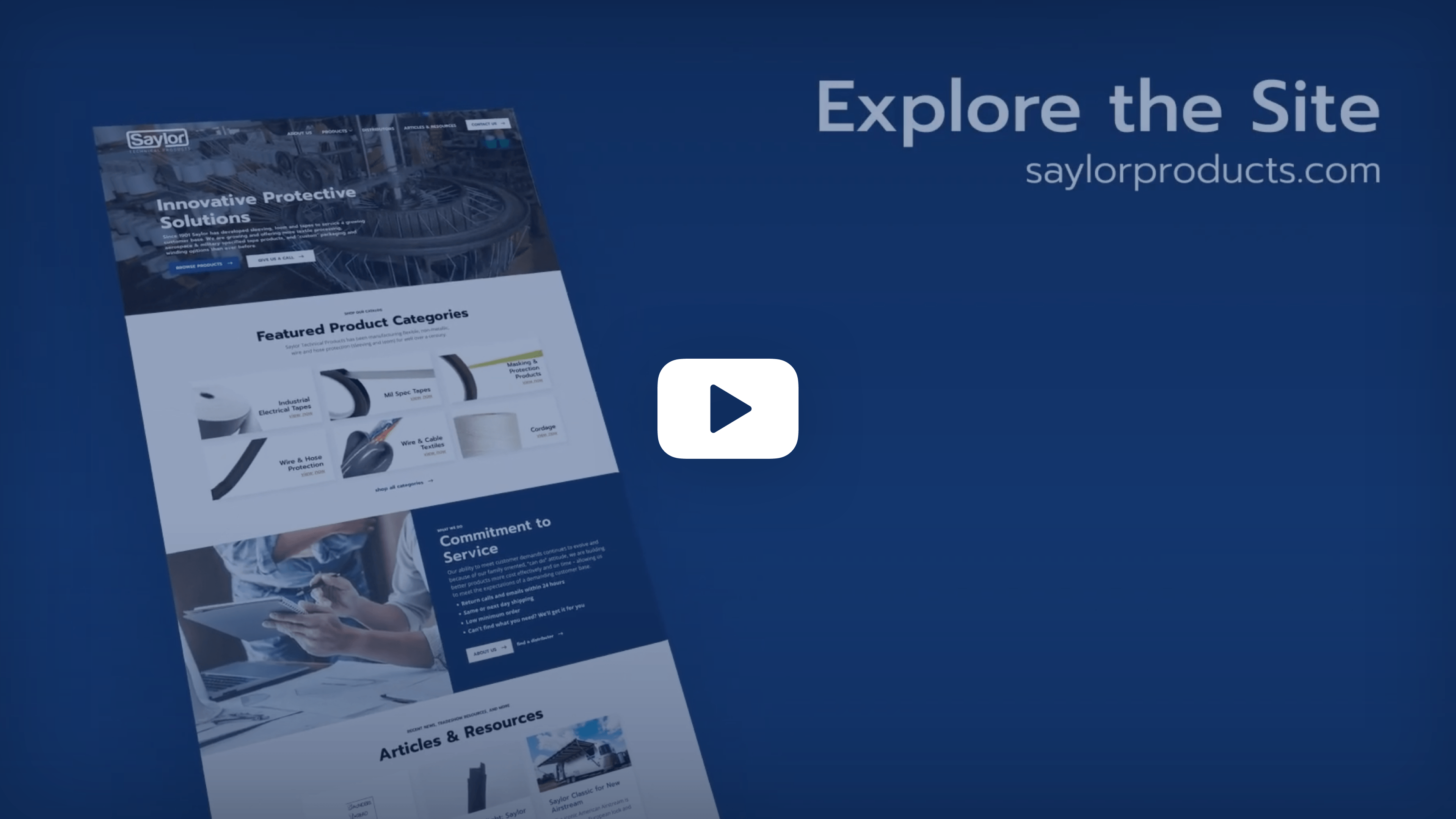 Saylor — Site Launch Video