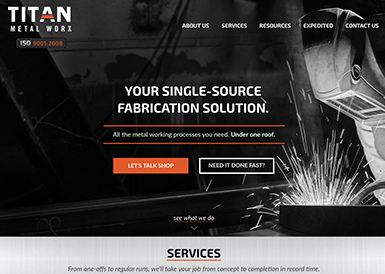 JH Specialty Launches Titan Metal Worx Website