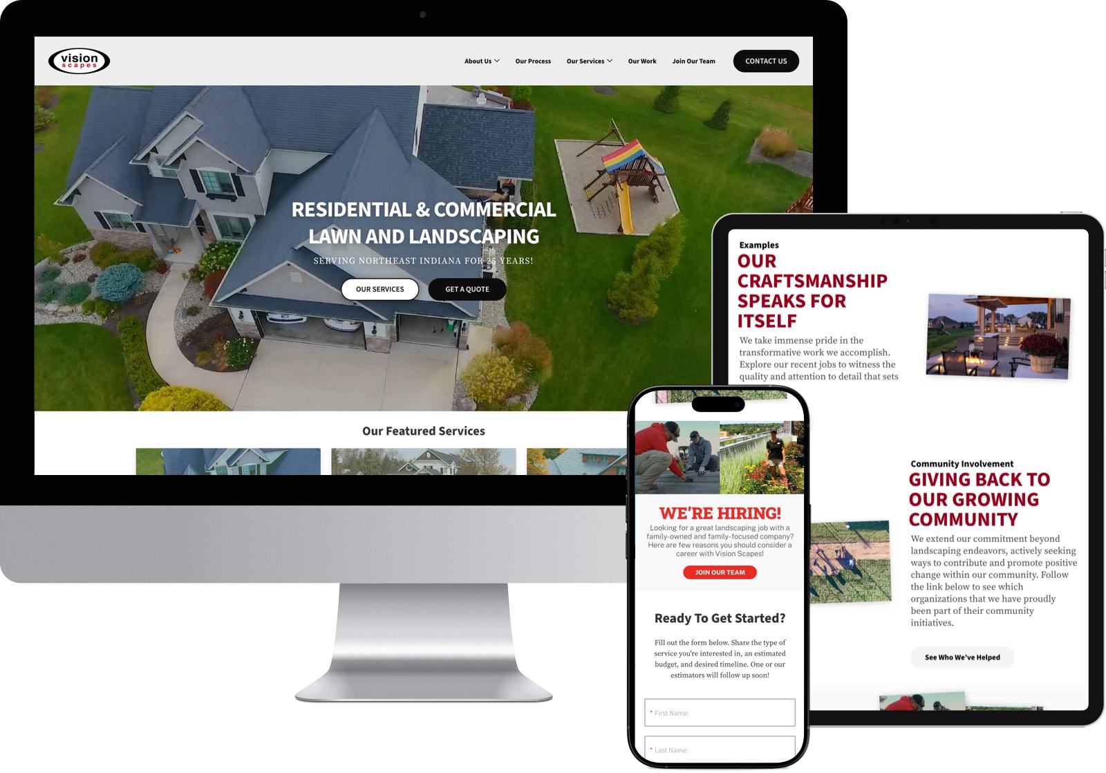 Vision Scapes - Responsive Web Design and Development